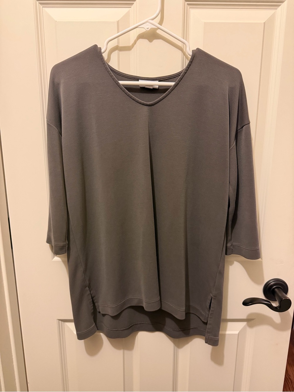 Purejill gray tunic top
